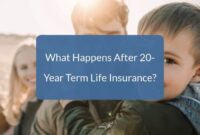 Insurance life term 20 year policy