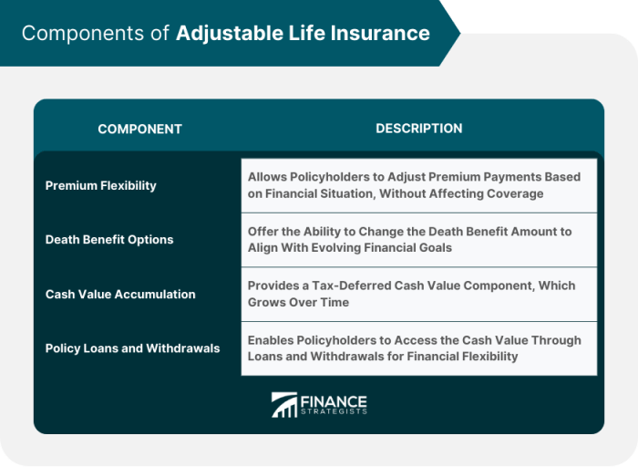 Adjustable life insurance policy breakdown simple named beneficiaries benefit receive happens payout death form ve will