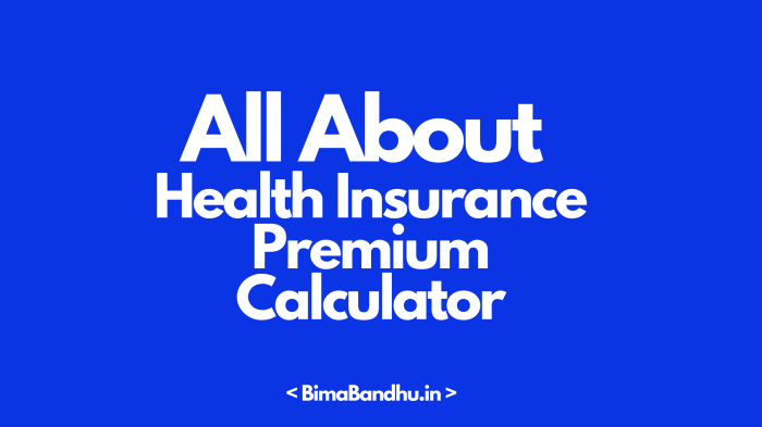 Calculator premiums calculating