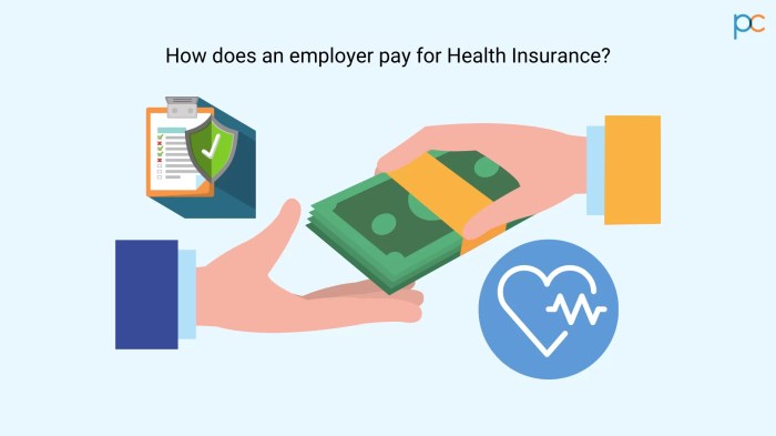 Employer accident contribution health expenses five premiums loonylabs