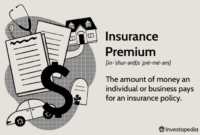 An insured pays premiums on an annual basis