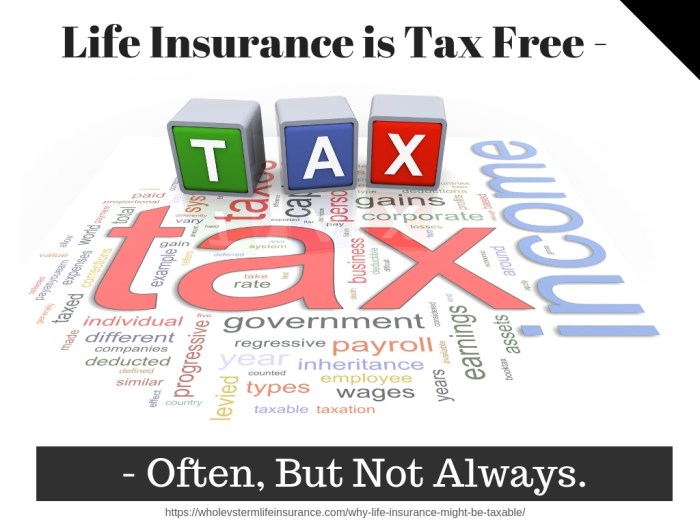 Insurance life policies taxes death tax most benefit under beneficiaries cases