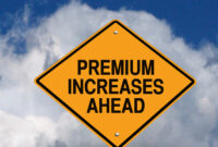 Increase insurance premium rising cost premiums cdllife do rates dramatically violations moving driving