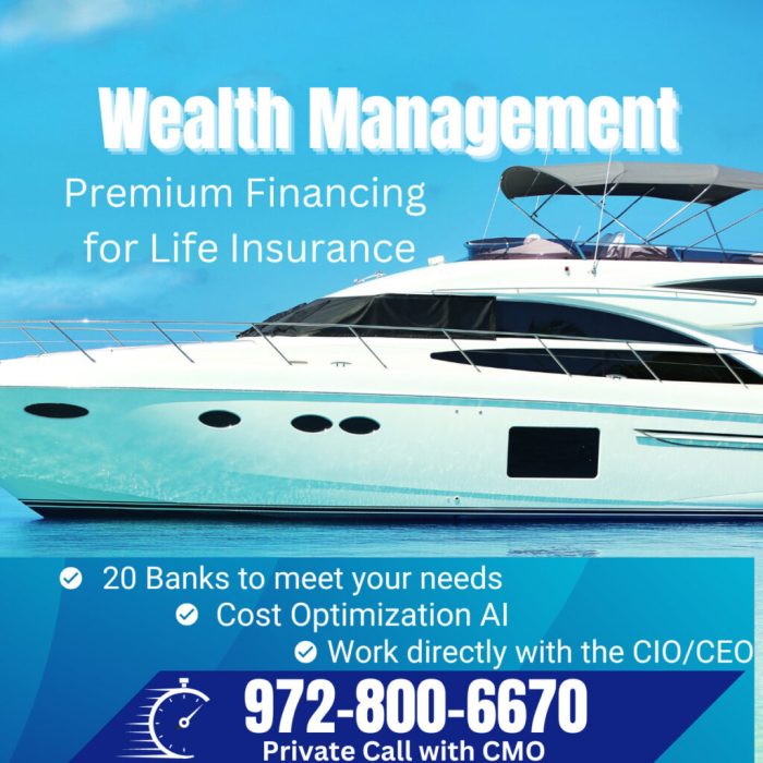 Premium insurance financing life benefits maximum structuring