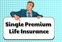 Single premium life insurance pay