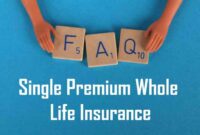 Single premium life insurance pay