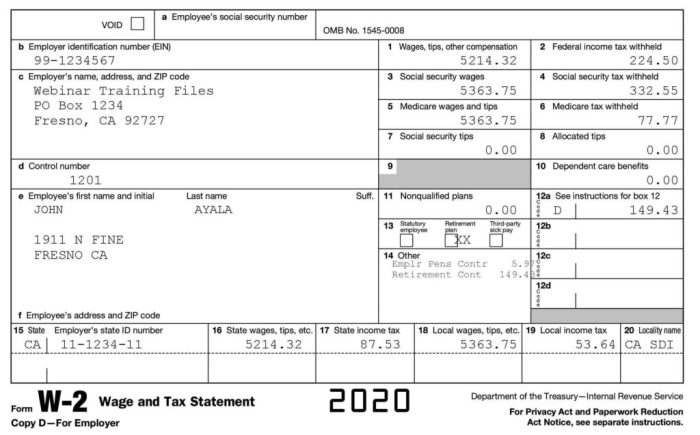 Contributions taxes doctored account