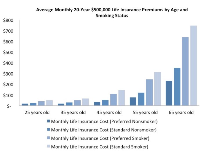 Premiums infographic costs