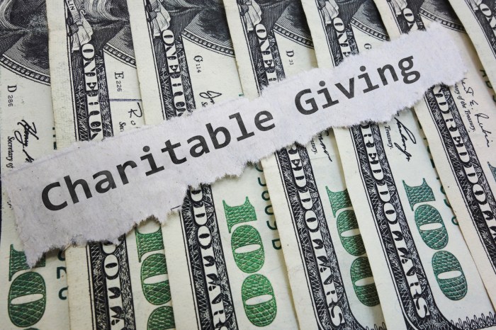 Charitable giving tax deduction rules