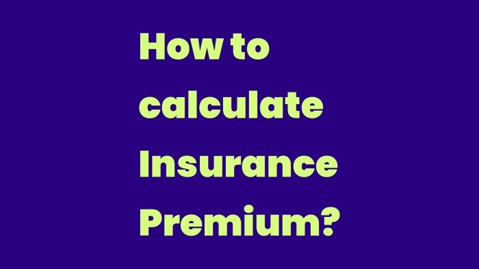 Calculator premiums calculating