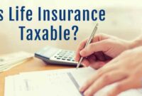 Is life insurance premium deductible