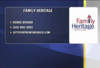 Heritage family insurance company life logo now prlog