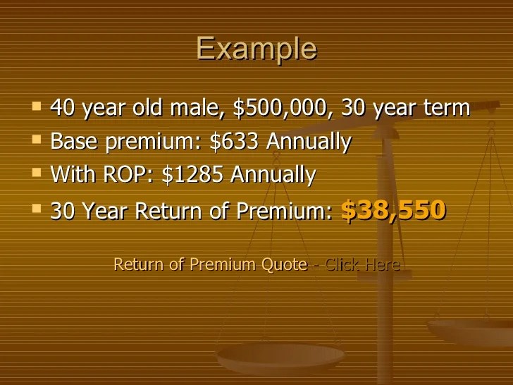 Insurance premiums