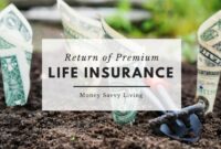 Insurance premium return life policy different