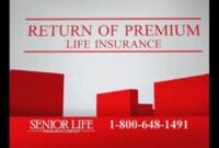 Tv insurance senior return premium company life ispot places things people