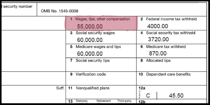 W2 taxes corp income